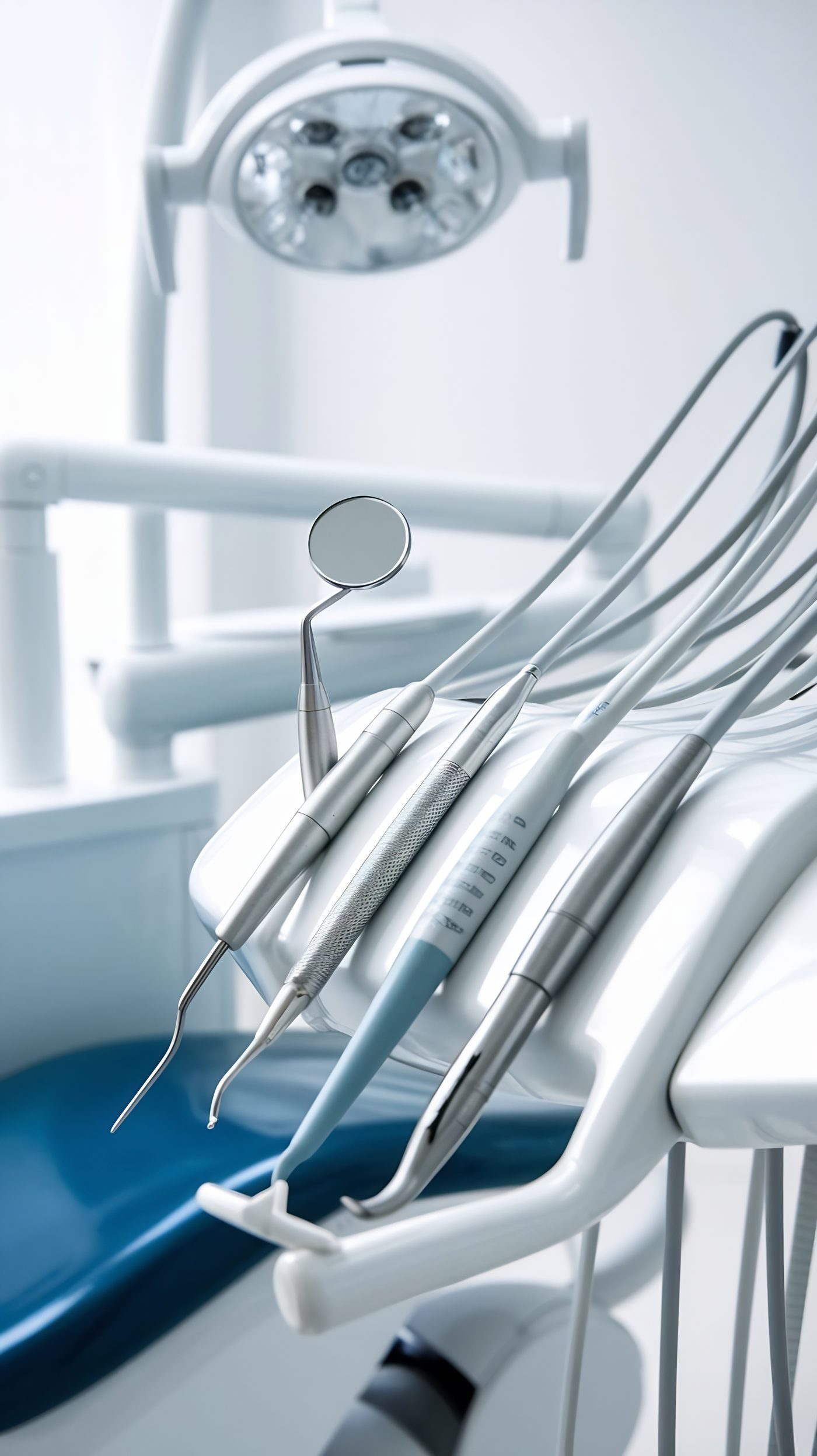 Instrumentos odontológicos na clínica OdontoCenter